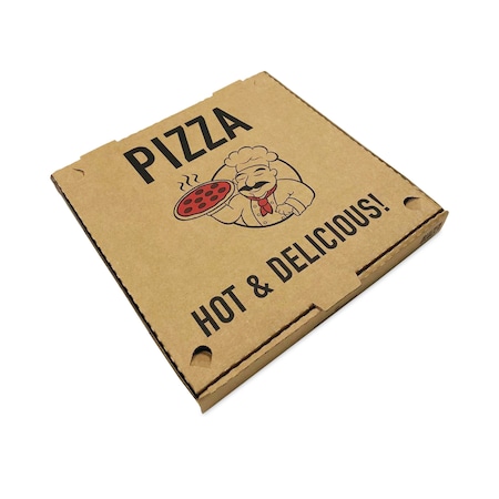 Blutable Pizza Boxes , 16 x 16 x 2, Kraft, Paper, PK50 REM-BX-KRSTCK-16ISBFL